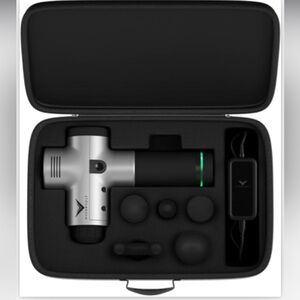 Hypervolt massage gun in carrying case